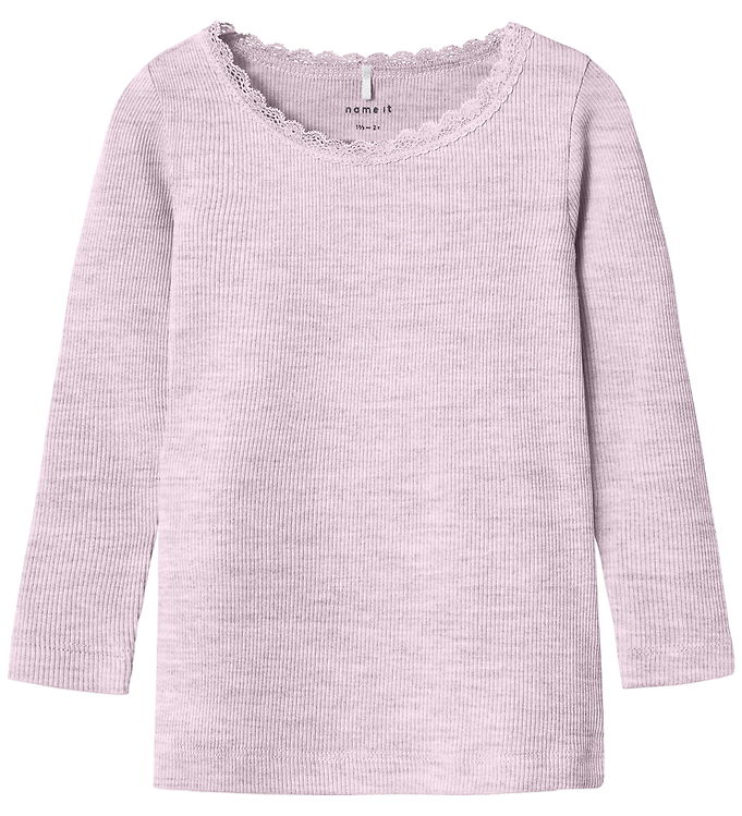 Name It Bluse - Rib - NmfKab - Noos - Sweet Dreams/Melange
