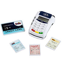 Klein Købmands Betalingsterminal - Lys og Lyd - Hvid/Blå