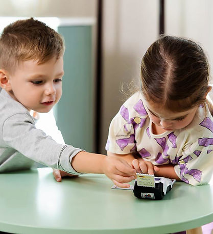 Klein Købmands Betalingsterminal - Lys og Lyd - Hvid/Blå