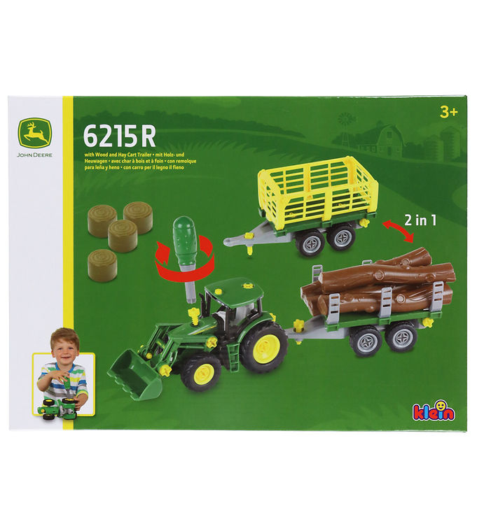 John Deere Kids Traktor - Grøn