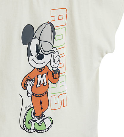 adidas Performance T-shirt - I DY MM - Mickey Mouse - Owhite/Glu