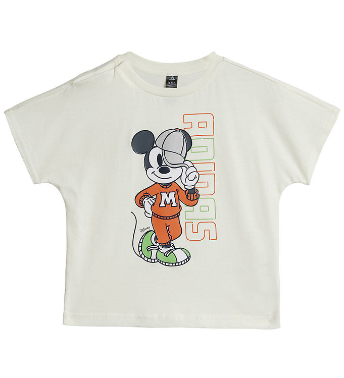 adidas Performance T-shirt - I DY MM - Mickey Mouse - Owhite/Lim