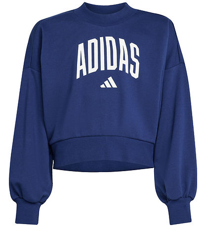 adidas Performance Collegepaita - Rajattu - Tummansininen/White 