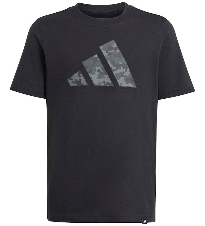 adidas Performance T-shirt - Camouflage - Sort m. Logo