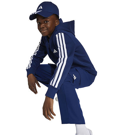 adidas Performance Cardigan - Dkblue/White m. Logo