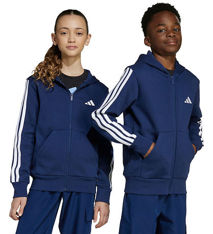 adidas Performance Cardigan - Dkblue/White m. Logo