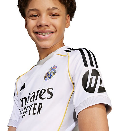 adidas Performance Football Shirt - Real Madrid - White w. Logo