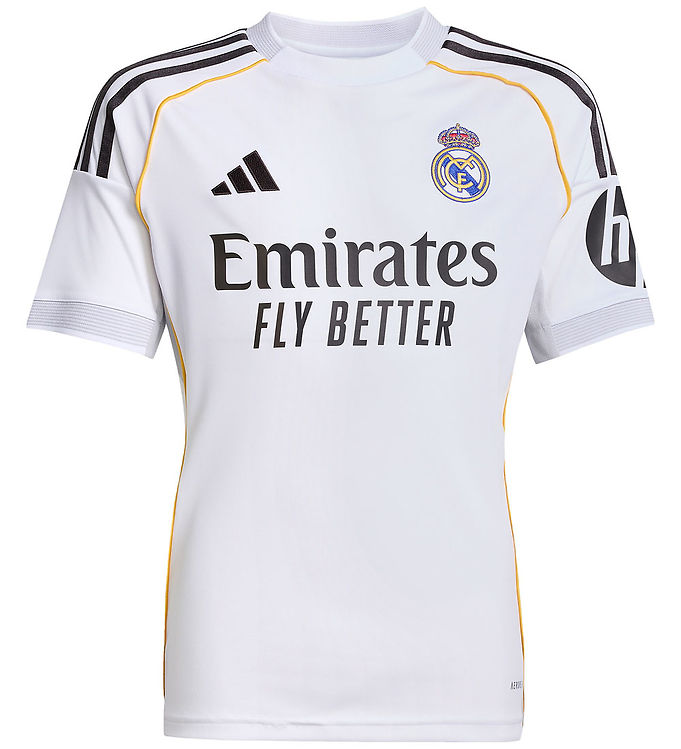 adidas Performance Fodboldtrøje - Real Madrid - Hvid m. Logo
