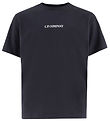 C.P. Company T-shirt - Total Eclipse Blue m. Hvid C.P. Company T-shirt - Total Eclipse Blue m. Hvid