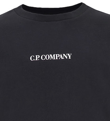 C.P. Company T-shirt - Total Eclipse Blue m. Hvid