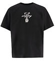 C.P. Company T-shirt - Sort m. Hvid C.P. Company T-shirt - Sort m. Hvid