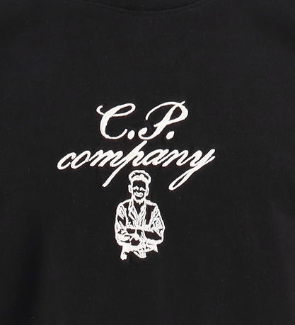 C.P. Company T-shirt - Sort m. Hvid
