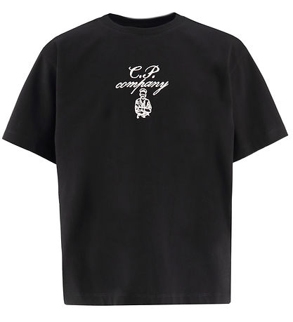 C.P. Company T-shirt - Sort m. Hvid