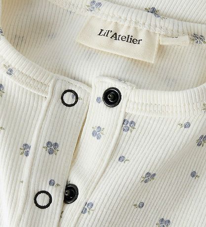Lil' Atelier Jumpsuit - NbnLago - Coconut Milk/Blueberry