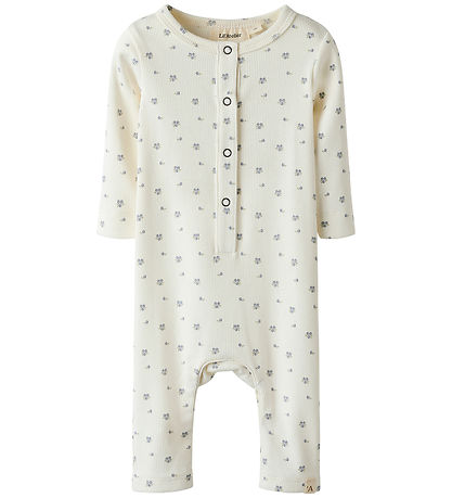 Lil' Atelier Jumpsuit - NbnLago - Coconut Milk/Blueberry