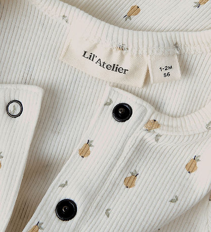 Lil' Atelier Jumpsuit - Rib - NbnLago - Coconut Milk/Pear