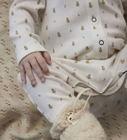 Lil' Atelier Jumpsuit - Rib - NbnLago - Coconut Milk/Pear