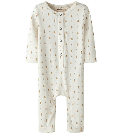 Lil' Atelier Jumpsuit - Rib - NbnLago - Coconut Milk/Pear