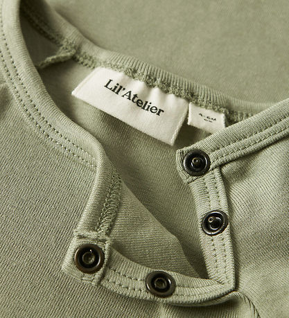 Lil' Atelier Bodysuit l/s - NbmLalo - Seagrass