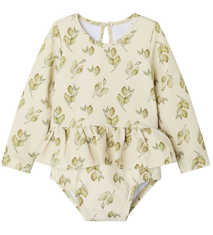 Lil' Atelier Badedragt - Vaflet - NbfFloria - Turtledove