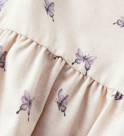 Lil' Atelier Top - NmfGayo - Peach Blush/Vlinderdas