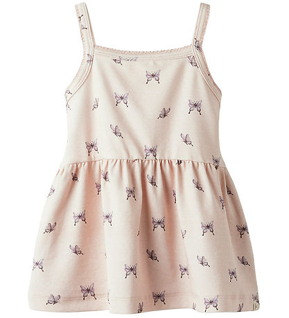 Lil' Atelier Top - NmfGayo - Peach Blush/Vlinderdas