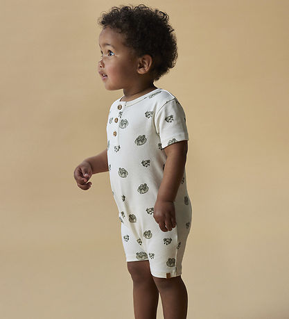 Lil' Atelier Sommerdragt - NbmGayo - Coconut Milk/Frog