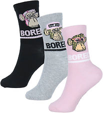 LMTD Strømper - 3 Pack - NlfAbrissi - Black / Black LMTD Strømper - 3 Pack - NlfAbrissi - Black / Black