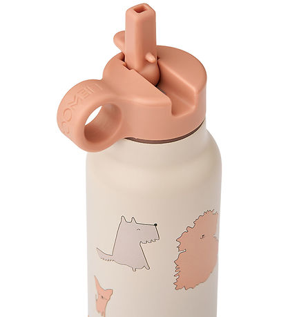 Liewood Drikkedunk - Falk - 350 ml - Cats and Dogs/Sandy