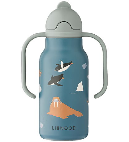 Liewood Drinkfles - Kimmie - 250 ml - Arctic Sea/Ocean weergave