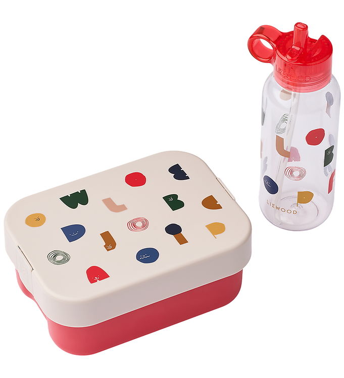 Liewood Chelsey printet madkassesæt 2 dele Characters-Sandy