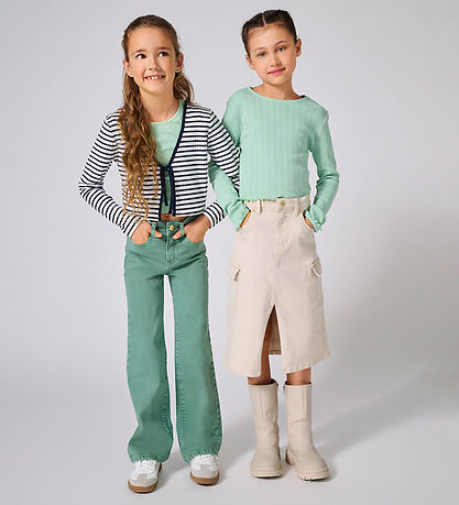 Kids Only Denimnederdel - Kogemily Cargo - Ecru