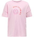 Kids Only T-shirt - Koglia - Roseate Spoonbill/Walk Kids Only T-shirt - Koglia - Roseate Spoonbill/Walk