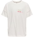 Kids Only T-shirt - Koglia - Cloud Dancer/Sun Kids Only T-shirt - Koglia - Cloud Dancer/Sun