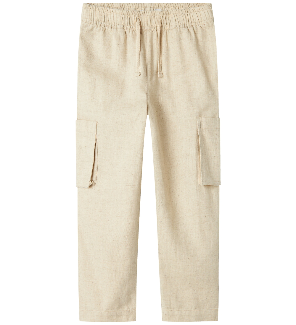 Pantalon Name It - NkmFanka - Peyote Melange - Name It - 14 ans 164 - Pantalon - Coton 19 €