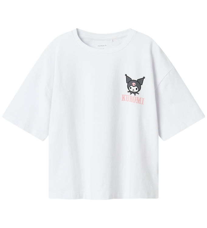 Name It T-shirt - NkfNuni - Kuromi - Bright White
