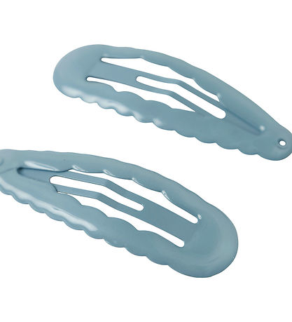 Name It Hårspænder - 2-pak - NkfKarla - Dusty Blue