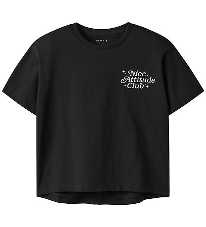 Name It T-shirt - NkfLione - Sort m. Print