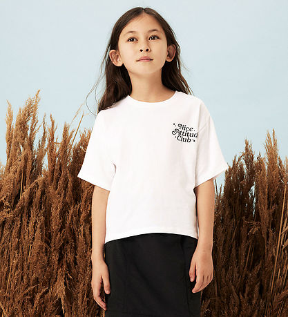 Name It T-Shirt - NkfLione - Bright White m. Print