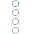 Name It Hårelastikker - 4-pak - NkfKarla - Dusty Blue Name It Hårelastikker - 4-pak - NkfKarla - Dusty Blue