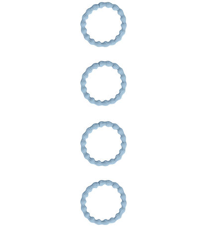 Name It Elastic Hair Bands - 4-Pack - NkfKarla - Dusty Blue