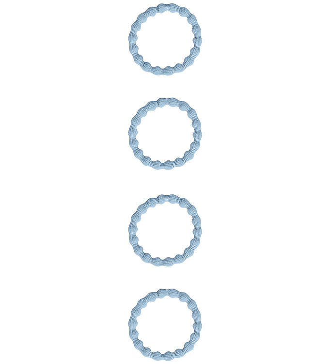 Name It Hårelastikker - 4-pak - NkfKarla - Dusty Blue