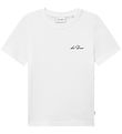 Les Deux T-shirt - West Side - Hvid m. Print Les Deux T-shirt - West Side - Hvid m. Print
