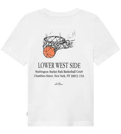 Les Deux T-shirt - West Side - White w. Print