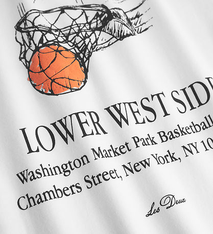 Les Deux T-shirt - West Side - White w. Print