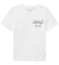 Les Deux T-shirt - Orchard - Hvid m. Print Les Deux T-shirt - Orchard - Hvid m. Print