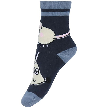 Name It Socken - 3er-Pack - NmmOrla - Peppa Wutz - Dark Sapphire