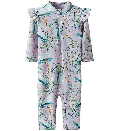Name It Coverall Swimsuit - NmfZila - UV40+ - Orchid Bloom