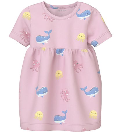 Name It Dress/Bodysuit Set - NbfVandora - Ballerina/Cloud Dancer