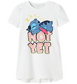 Name It Natkjole - NmfAsta - Stitch - Bright White Name It Natkjole - NmfAsta - Stitch - Bright White